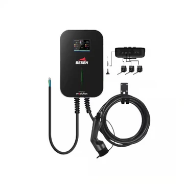 Besen wallbox BASIC DLB fali töltő fix 6m kábellel 22 kW (DLB) (Red)