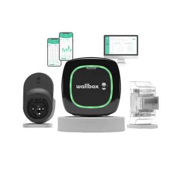 Wallbox Pulsar Plus 22kW + POWER BOOST + Kábel Dock – Type2 – Fekete – 5m